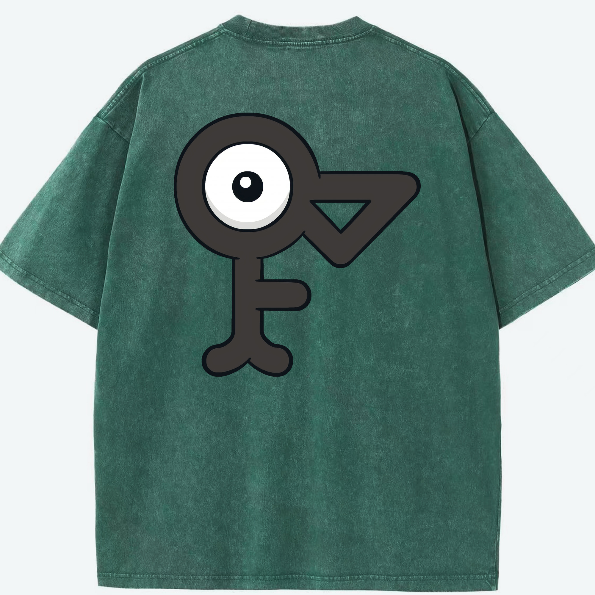 （画像用） ポケットモンスター Pokémon 綿100% ヴィンテージ風 半袖Tシャツ（背面プリント）
